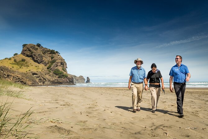 Auckland City and West Coast Full Day Tour - Piha Beach: How to Enjoy Black Sand Without Rushing Yourself