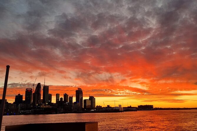 Auckland Sunset Harbour Cruise - The big moment: sailing under the Harbour Bridge