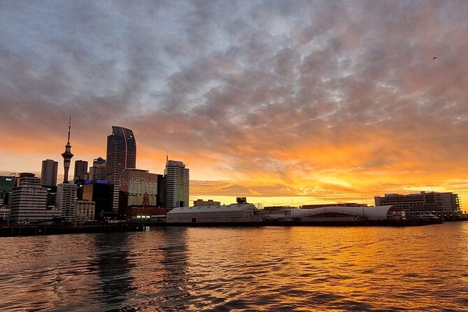 Auckland Sunset Harbour Cruise - Boarding The Red Boats and settling in for 90 minutes of harbour time